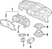 Foto de Panel de Instrumentos Original para Mitsubishi Outlander 2008 2009 Mitsubishi Lancer 2008 2009 Marca Mitsubishi Nmero de Parte 8100A489