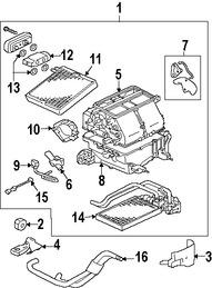 Foto de Actuador de Puerta de Entrada de Aire Original para Mitsubishi Endeavor Mitsubishi Eclipse Mitsubishi Galant Marca Mitsubishi Nmero de Parte MR958193