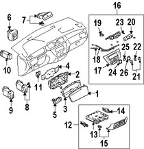 Foto de Interruptor de Espejo Retrovisor Exterior Original para Mitsubishi Marca Mitsubishi Nmero de Parte MR417977