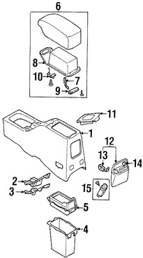 Foto de Cubierta de Panel de Instrumentos Original para Mitsubishi Montero Sport Marca Mitsubishi Nmero de Parte MR190875