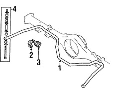 Foto de Barra Estabilizadora de Suspensin Original para Mitsubishi Montero Sport 1997 1998 Marca Mitsubishi Nmero de Parte MR234269