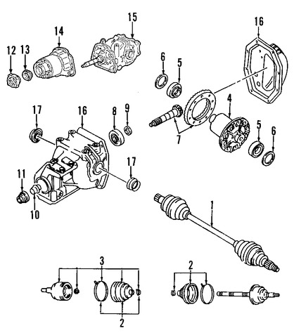 Foto de Cojinete de Apoyo Diferencial Original para Mitsubishi Outlander Marca Mitsubishi Nmero de Parte MR453077