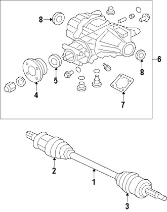 Foto de Rodamiento de Soporte Eje Propulsor Central Original para Mitsubishi Lancer Marca Mitsubishi Nmero de Parte 3450A027