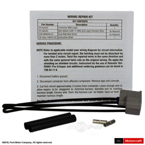 Foto de Conector de arnes de Inyeccin de Combustible para Ford Focus 2013 Marca MOTORCRAFT Nmero de Parte WPT-1277