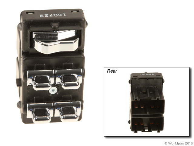 Foto de Interruptor de vidrio elctrico de la puerta para Lincoln Town Car 1999 2000 1998 2001 2002 Marca Motorcraft Nmero de Parte W0133-2119665