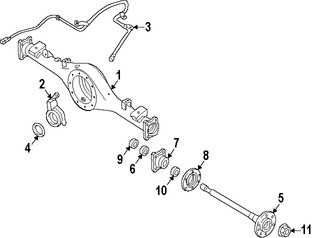 Foto de Rodamiento de Eje Propulsor Original para Nissan Marca NISSAN Nmero de Parte 4021085000