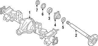 Foto de Tuerca de Eje Original para Nissan Pathfinder Nissan Frontier Nissan  Nissan Pickup Nissan Xterra Marca NISSAN Nmero de Parte 43084R9000