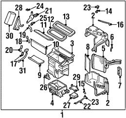 Foto de Actuador de Puerta de Entrada de Aire Original para Infiniti G20 Infiniti I30 Infiniti I35 Infiniti QX4 Nissan Pathfinder Marca NISSAN Nmero de Parte 277417J100