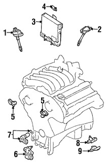 Foto de Computadora del Motor Original para Infiniti QX4 2002 2003 Nissan Pathfinder 2002 Marca NISSAN Nmero de Parte 237106W100