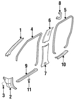 Foto de Travesa Original para Nissan Pathfinder 1999 2000 Infiniti QX4 2000 Marca NISSAN Nmero de Parte 769532W602