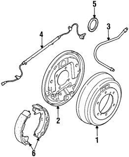 Foto de Manguera de freno hidrulico Original para Infiniti QX4 Nissan Pathfinder Marca NISSAN Nmero de Parte 462100W06A