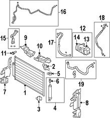 Foto de Receptor-Secador de Aire Acondicionado Original para Infiniti Nissan Marca NISSAN Nmero de Parte 921311DJ0A