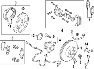 Foto de Conjunto de disco de freno Original para Nissan Infiniti Marca NISSAN Nmero de Parte D40809N00C