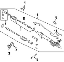 Foto de Terminal de la direccin Original para Infiniti QX56 Nissan Titan Nissan Armada Nissan Marca NISSAN Nmero de Parte 486407S025