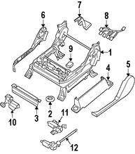 Foto de Motor de Asiento Original para Nissan Titan Nissan Armada Nissan Marca NISSAN Nmero de Parte 87562C990A