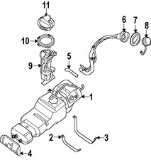 Foto de Tanque de Combustible Original para Infiniti QX56 Nissan Titan Nissan Armada Nissan Marca NISSAN Nmero de Parte 172027S000