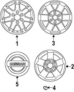 Foto de Tapon / Tapacubo / Taza de la Rueda Original para Nissan Armada Nissan Titan Nissan Marca NISSAN Nmero de Parte 40342ZW10A