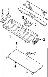 Foto de Panel de maletero Original para Nissan Armada Marca NISSAN Nmero de Parte 84906ZQ00B