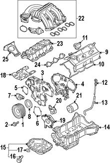 Foto de Tubo de Varilla medidora nivel de Aceite Original para Nissan Frontier Nissan Pathfinder Nissan Xterra Nissan Marca NISSAN Nmero de Parte 11150EA20A