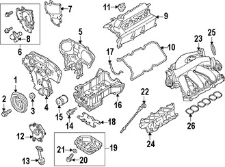 Foto de Empacadura del Mltiple de Admisin Original para Nissan Pathfinder Nissan Altima Nissan Maxima Nissan Murano Infiniti Marca NISSAN Nmero de Parte 14032JA10A