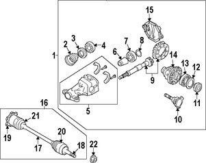 Foto de Kit Junta Homocinetica Original para Infiniti Nissan Marca NISSAN Nmero de Parte 392111BA0A