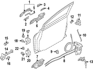 Foto de Varilla de Operaci Original para Nissan Leaf 2013 2014 2015 2016 2017 Marca NISSAN Nmero de Parte 805153NF0A