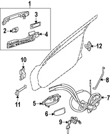 Foto de Bisagra de puerta Original para Nissan Infiniti Marca NISSAN Nmero de Parte 804015AA0B