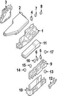 Foto de Rel de Corriente Accesorios Original para Infiniti I30 Infiniti I35 Nissan Altima Nissan Maxima Marca NISSAN Nmero de Parte 243700B015