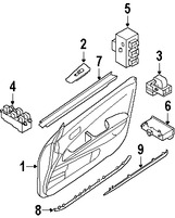 Foto de Switch de Memoria de Asiento Original para Infiniti Nissan Marca NISSAN Nmero de Parte 254912Y900