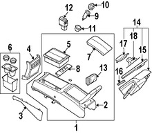 Foto de Interruptor de Calefaccin del Asiento Original para Nissan Infiniti Marca NISSAN Nmero de Parte 25500ZK30C