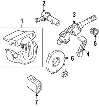 Foto de Sensor de Posicin del Volante de Direccin Original para Nissan Infiniti Marca NISSAN Nmero de Parte 479453TA1A