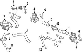 Foto de Manguera de Bomba de Aire Original para Nissan GT-R Marca NISSAN Nmero de Parte 14860JF01B