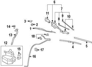 Foto de Motor de Limpiaparabrisas Original para Nissan GT-R Marca NISSAN Nmero de Parte 28810JF30A