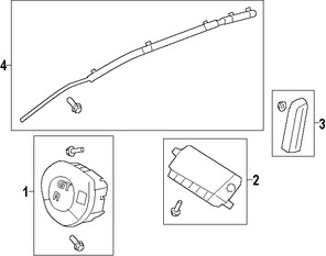 Foto de Airbag de Asiento Original para Nissan GT-R 2014 2015 2016 2017 Marca NISSAN Nmero de Parte K8EH162B0A