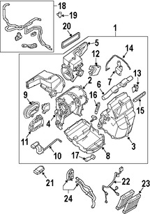 Foto de Unidad de Control Motor del Ventilador Original para Nissan Infiniti Marca NISSAN Nmero de Parte 27151ZT00A