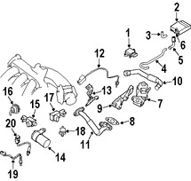 Foto de Solenoide de Purga del Canister Original para Infiniti Nissan Marca NISSAN Nmero de Parte 14930CD70A