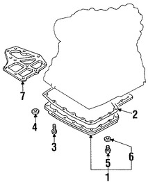 Foto de Carter Transmisin Automtica Original para Nissan Maxima Nissan Altima Nissan Sentra Nissan Quest Infiniti I30 Infiniti I35 Marca NISSAN Nmero de Parte 3139080X0A