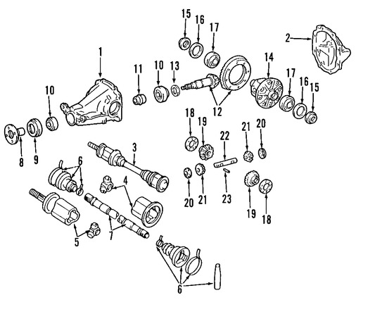 Foto de Engranaje Pin de Diferencial Original para Nissan Murano Nissan Rogue Nissan Marca NISSAN Nmero de Parte 38425CA000