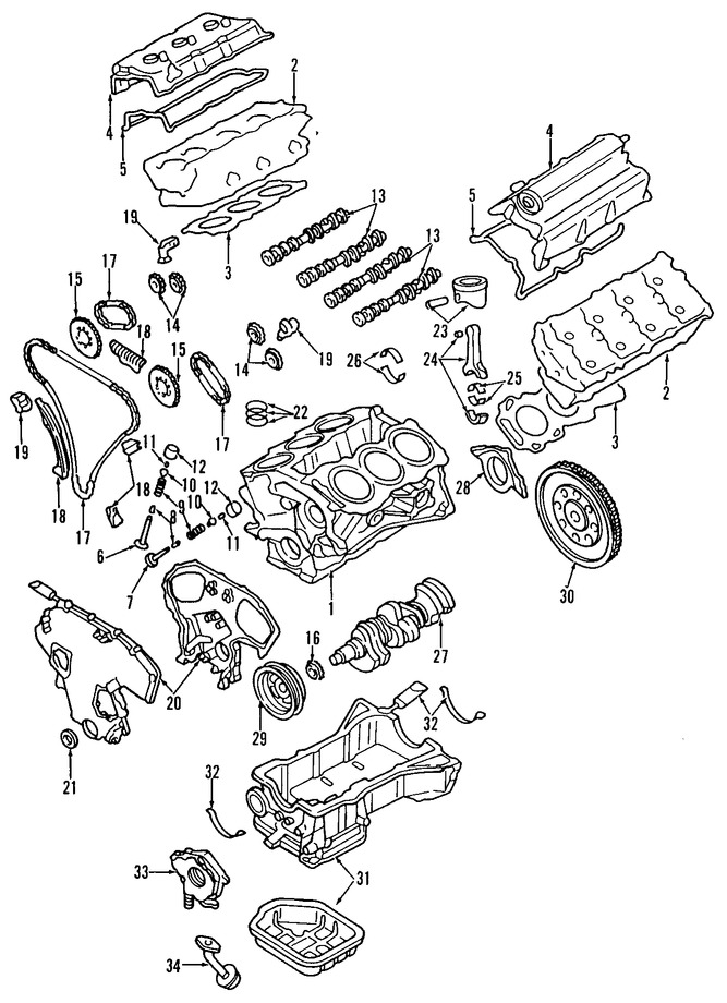 Foto de Guia de Cadena de Tiempo Original para Nissan Infiniti Marca NISSAN Nmero de Parte 13085AL511