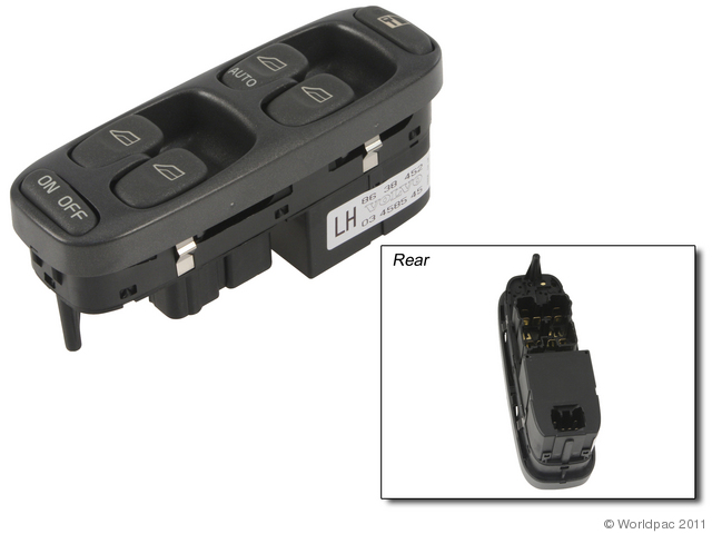 Foto de Interruptor de vidrio elctrico de la puerta para Volvo S70 2000 1998 1999 Volvo V70 1998 1999 2000 Marca Original Equipment Nmero de Parte W0133-1602796