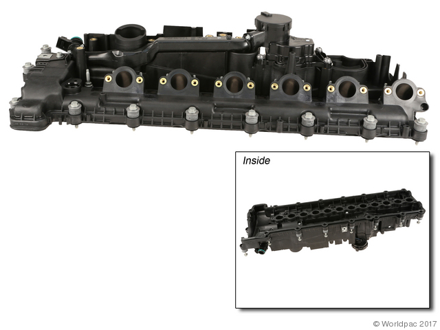 Foto de Tapa de Valvula del Motor para BMW X5 BMW 335d BMW 750i xDrive Marca Genuine Nmero de Parte W0133-1929401