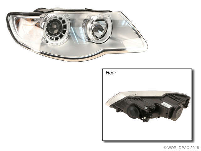 Foto de Conjunto de Faros Delanteros para Volkswagen Touareg 2007 2008 2009 2010 Marca Genuine Nmero de Parte W0133-1942346