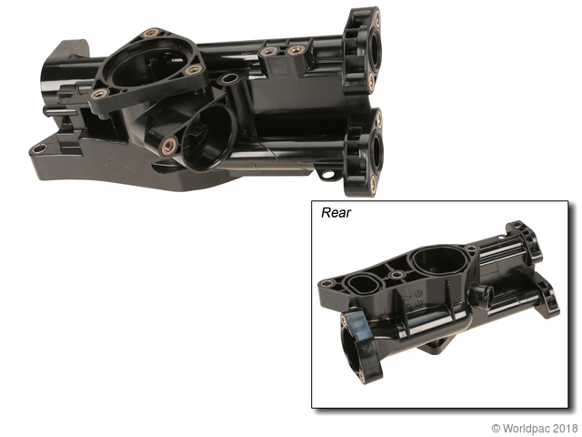 Foto de Carcasa del termostato del refrigerante del motor para Kia Sportage Kia Optima Hyundai Sonata Marca Genuine Nmero de Parte W0133-1949695