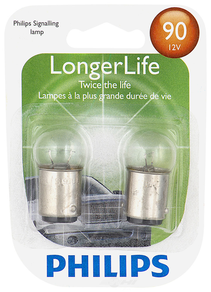 Foto de Bombilla de luz de mapa LongerLife - Twin Blister Pack para Plymouth Valiant 1968 Marca PHILIPS LIGHTING COMPANY Nmero de Parte 90LLB2