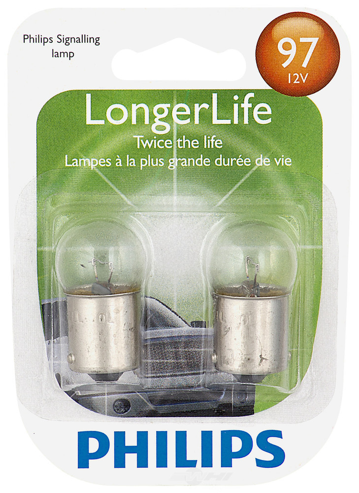 Foto de Bombilla de luz marcador lateral LongerLife - Twin Blister Pack para Porsche Hyundai Jaguar Opel Volvo Jeep Buick Chevrolet Lincoln Mercury... Marca PHILIPS LIGHTING COMPANY Parte #97LLB2