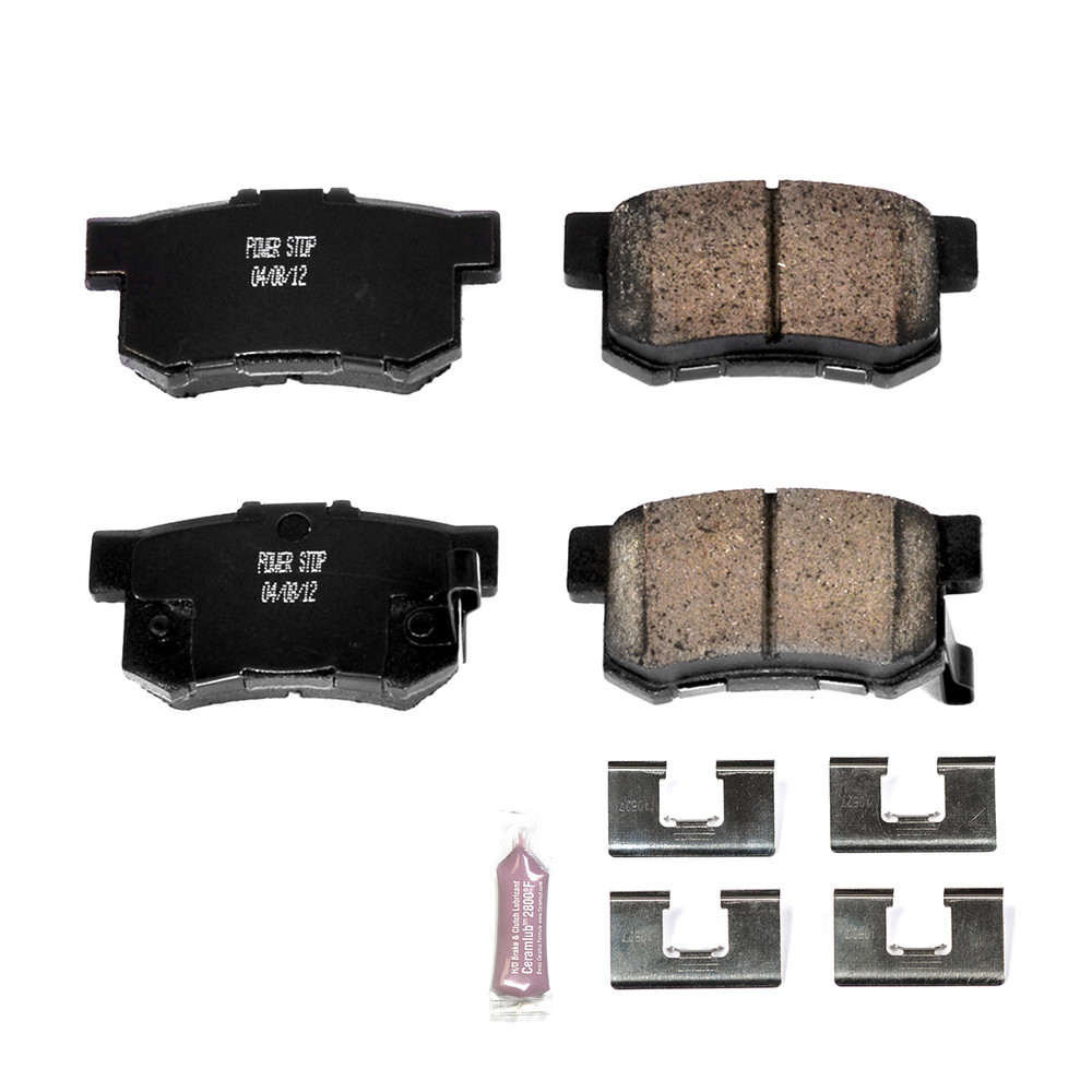 Foto de Pastillas de Freno Fibra de Carbon / Cermica con Kit de Armado Evolution Sport Z23 para Acura Honda Isuzu Marca POWER STOP Nmero de Parte #Z23-536