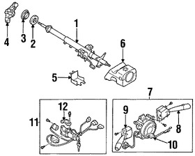 Foto de Interruptor Combinado Original para Subaru Legacy Subaru Outback Subaru Impreza Subaru Forester Subaru Baja Marca SUBARU Nmero de Parte 83118FC030