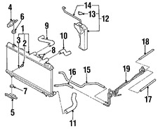 Foto de Manguera de Refrigerante del Radiador Original para Subaru Outback 2005 2006 2007 2008 2009 Marca SUBARU Nmero de Parte 45161AG04A