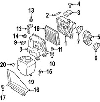 Foto de Manguera de Admisin de Aire del motor Original para Subaru Outback Subaru Legacy Marca SUBARU Nmero de Parte 46013AG01A