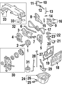 Foto de Empacaduras Plenum Original para Subaru Legacy Subaru Outback Subaru Forester Subaru Impreza Marca SUBARU Nmero de Parte 14035AA492